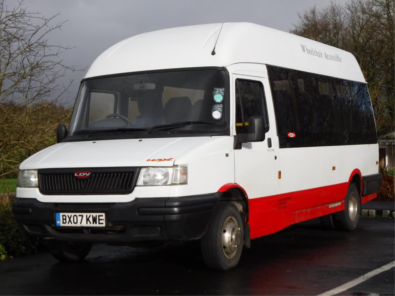 KWE 16 Seater LDV MinibusBrodyr James Coaches For Hire